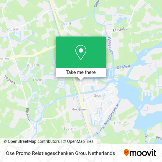 Ose Promo Relatiegeschenken Grou map