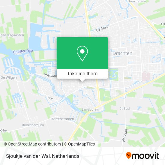 Sjoukje van der Wal map