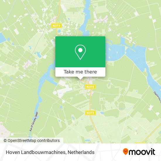 Hoven Landbouwmachines map