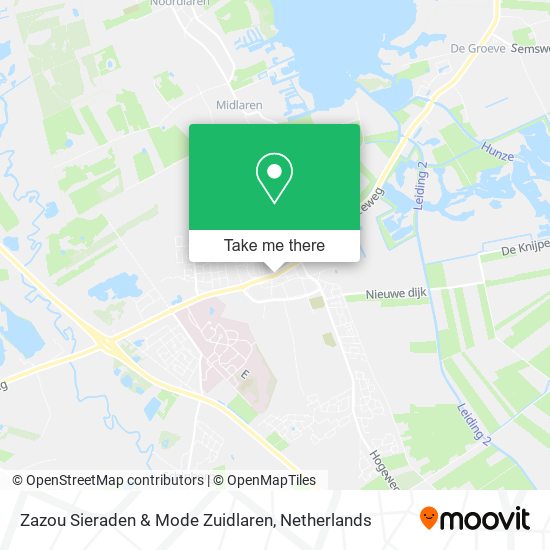 Zazou Sieraden & Mode Zuidlaren map