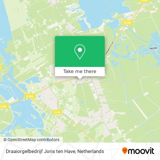 Draaiorgelbedrijf Joris ten Have map