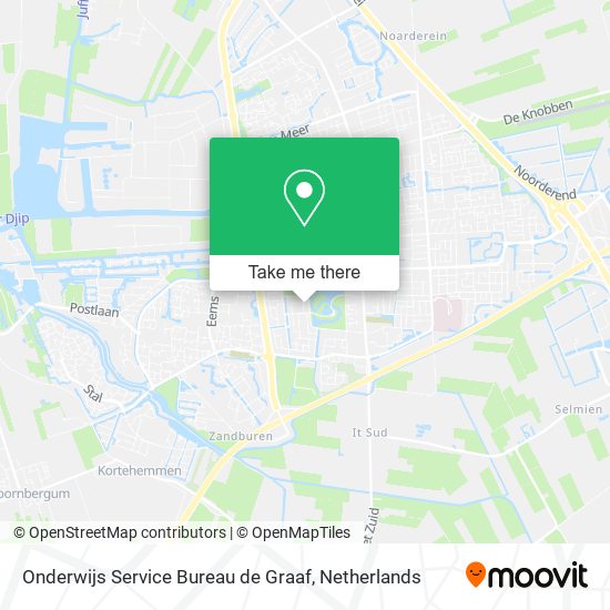 Onderwijs Service Bureau de Graaf Karte