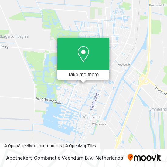 Apothekers Combinatie Veendam B.V. map