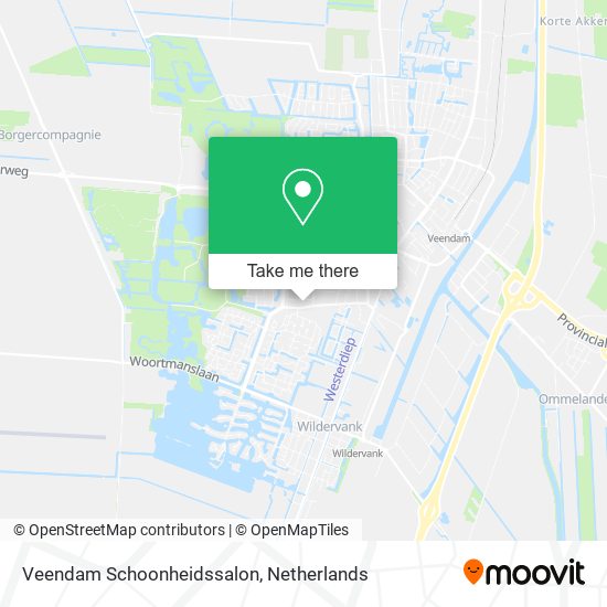 Veendam Schoonheidssalon Karte