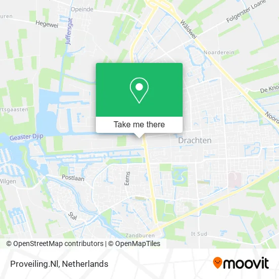 Proveiling.Nl map
