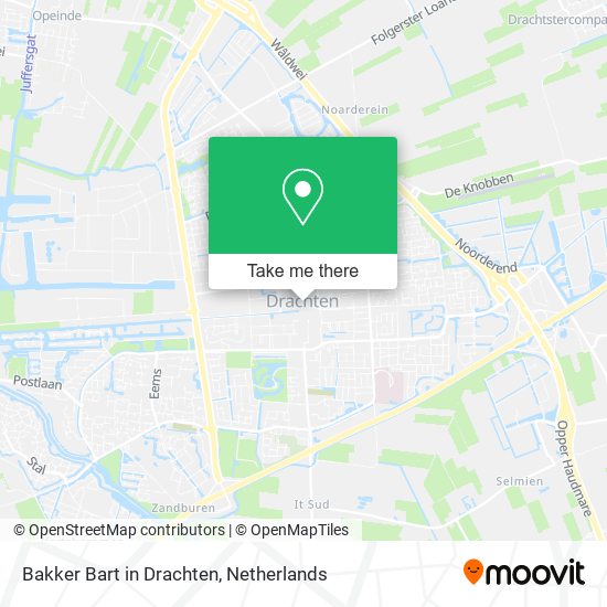 Bakker Bart in Drachten Karte