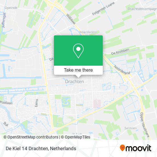 De Kiel 14 Drachten map