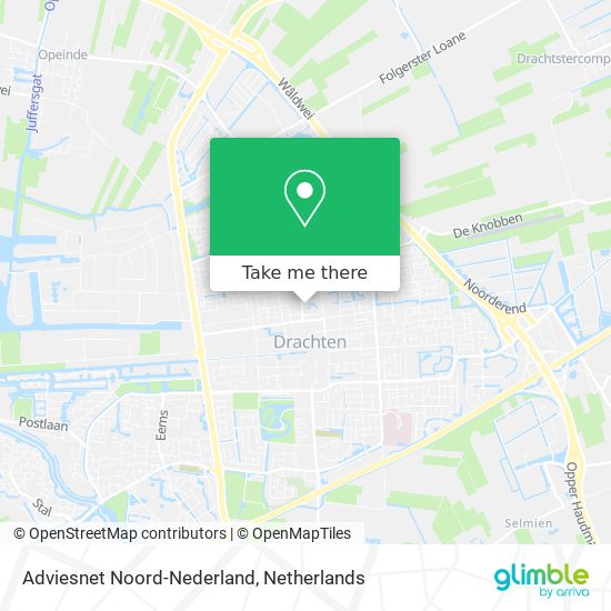 Adviesnet Noord-Nederland map