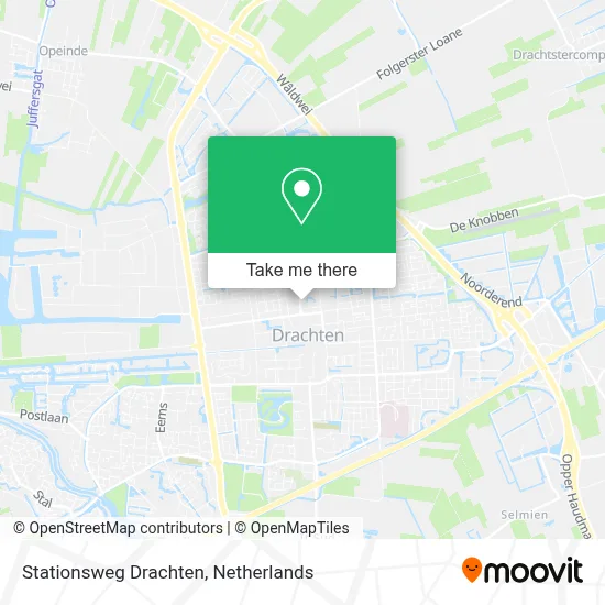 Stationsweg Drachten map
