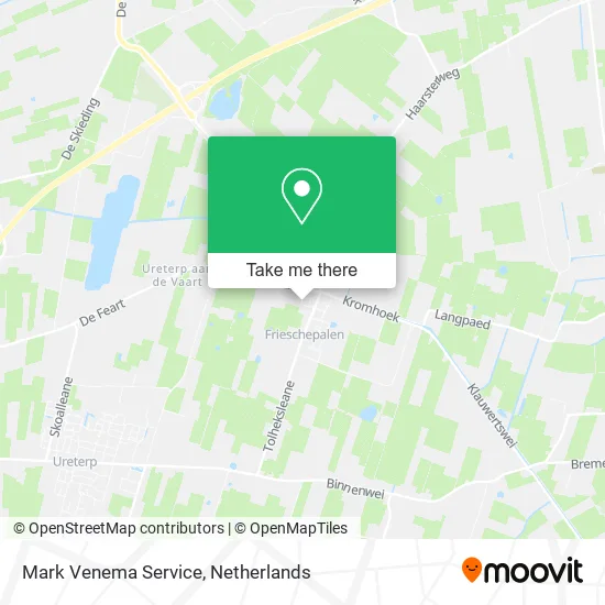 Mark Venema Service map