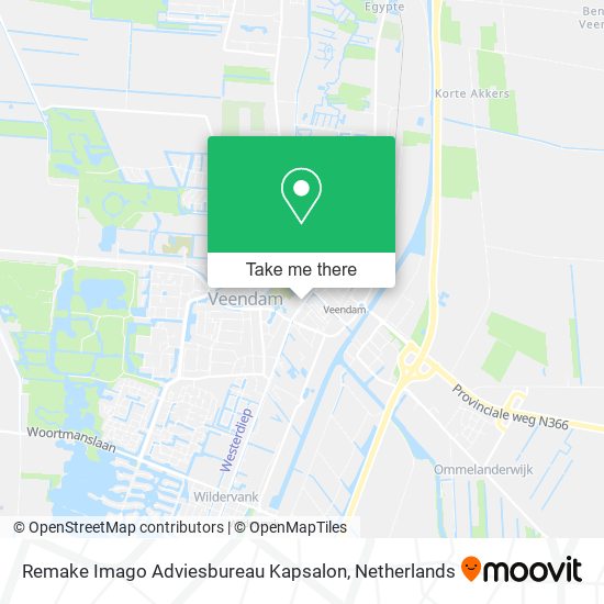 Remake Imago Adviesbureau Kapsalon map
