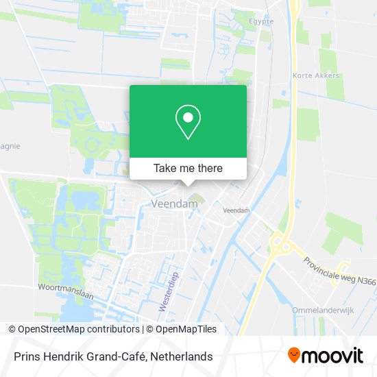 Prins Hendrik Grand-Café map