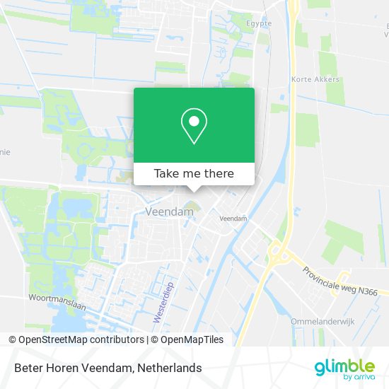 Beter Horen Veendam Karte