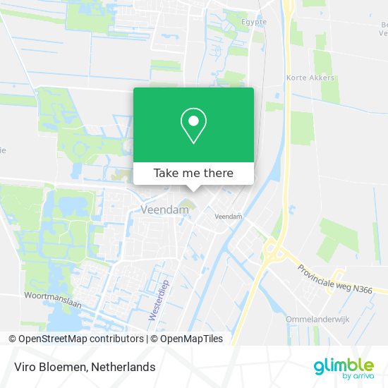 Viro Bloemen map