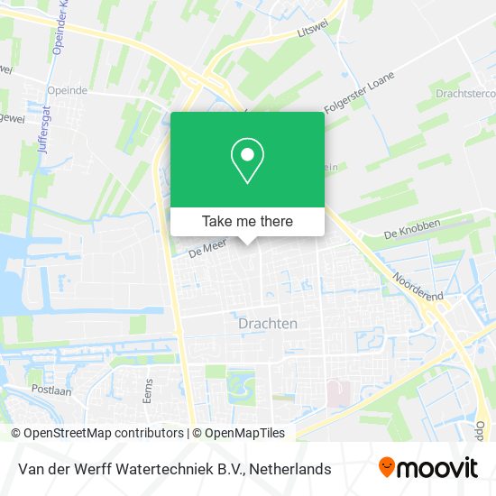 Van der Werff Watertechniek B.V. map