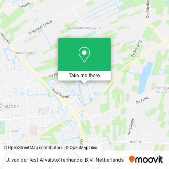 J. van der Iest Afvalstoffenhandel B.V. map