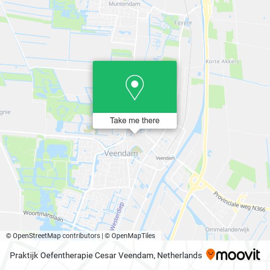 Praktijk Oefentherapie Cesar Veendam map