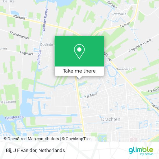 Bij, J F van der map