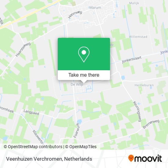 Veenhuizen Verchromen map
