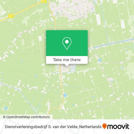 Dienstverleningsbedrijf S. van der Velde map