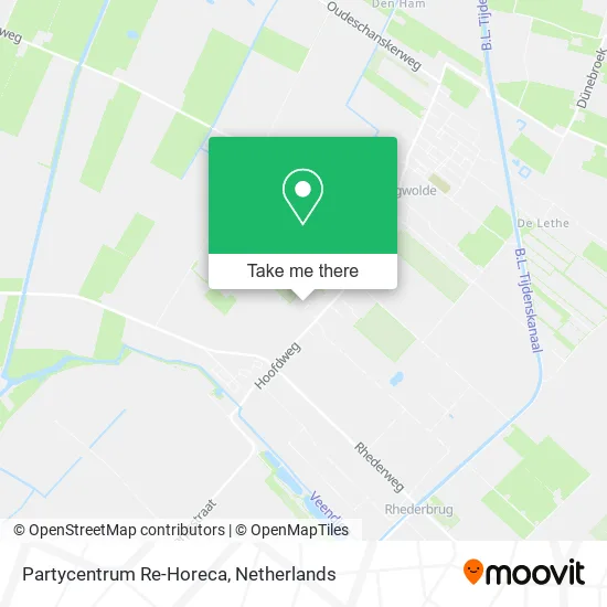 Partycentrum Re-Horeca map