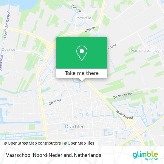 Vaarschool Noord-Nederland Karte