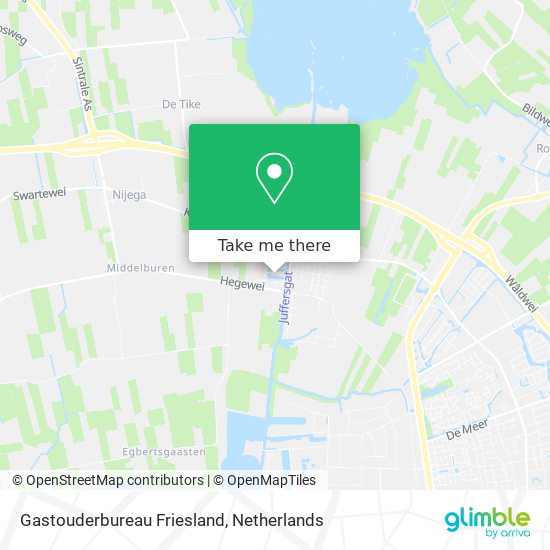 Gastouderbureau Friesland Karte