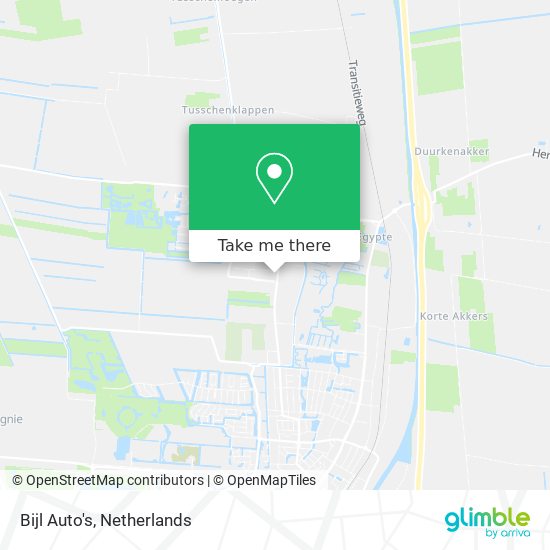 Bijl Auto's map