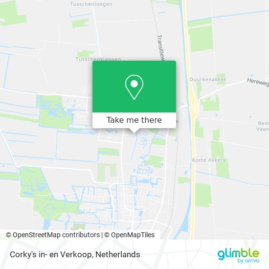 Corky's in- en Verkoop map