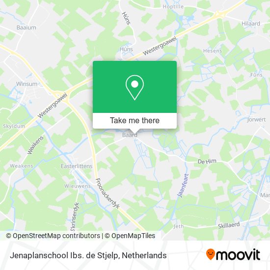 Jenaplanschool Ibs. de Stjelp map