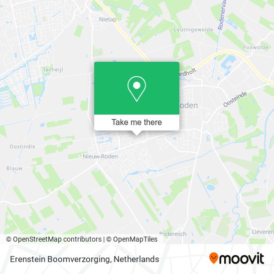 Erenstein Boomverzorging map