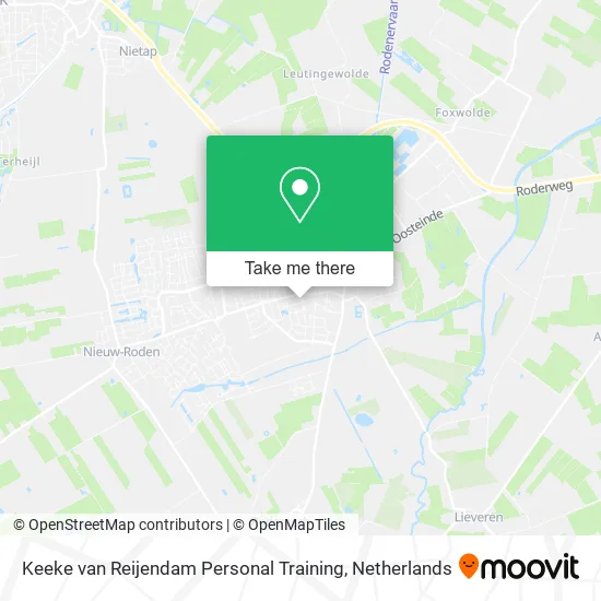 Keeke van Reijendam Personal Training map