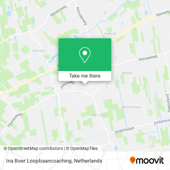 Ina Boer Loopbaancoaching map
