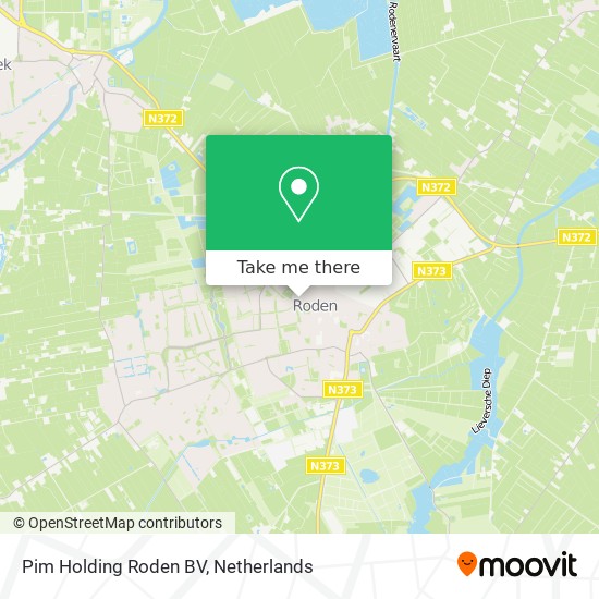 Pim Holding Roden BV map