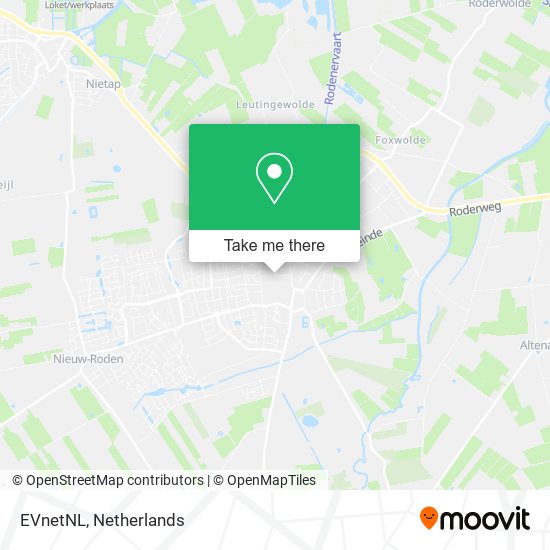 EVnetNL map