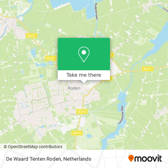 De Waard Tenten Roden map