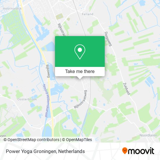 Power Yoga Groningen map