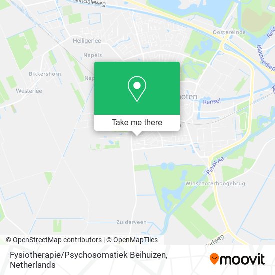 Fysiotherapie / Psychosomatiek Beihuizen Karte