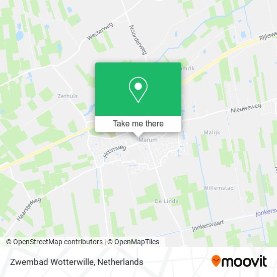 Zwembad Wotterwille map