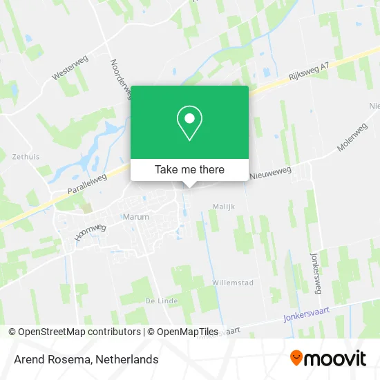 Arend Rosema map