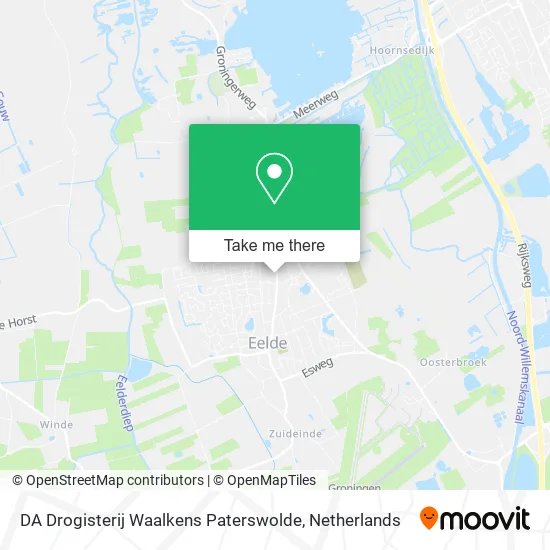 DA Drogisterij Waalkens Paterswolde map