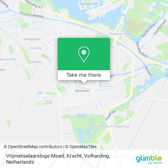 Vrijmetselaarsloge Moed, Kracht, Volharding Karte