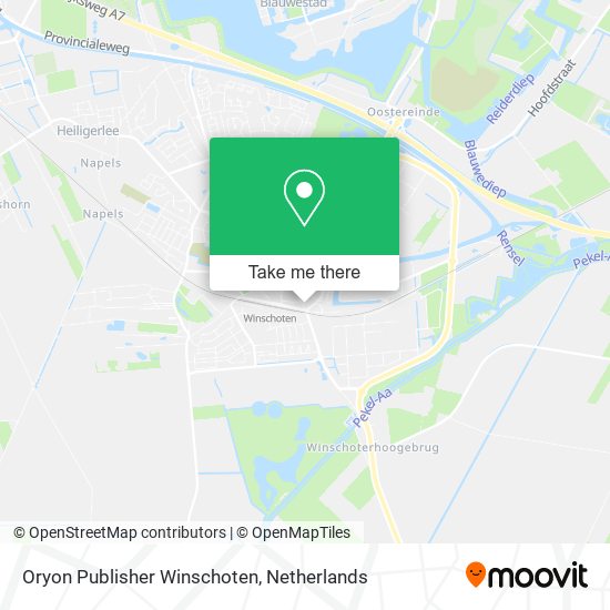 Oryon Publisher Winschoten map