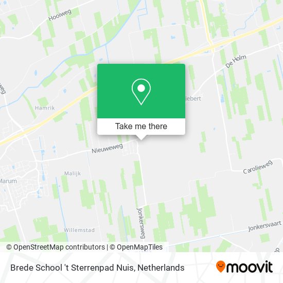 Brede School 't Sterrenpad Nuis map