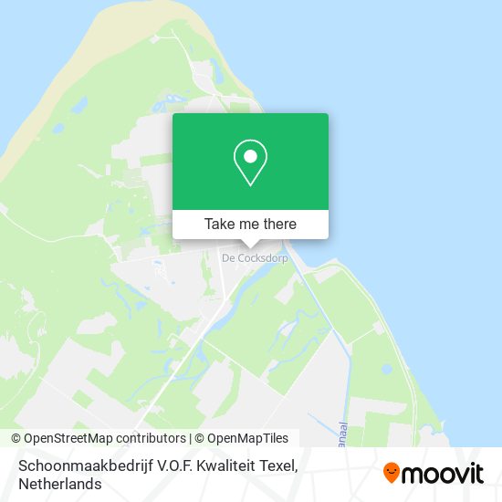 Schoonmaakbedrijf V.O.F. Kwaliteit Texel Karte