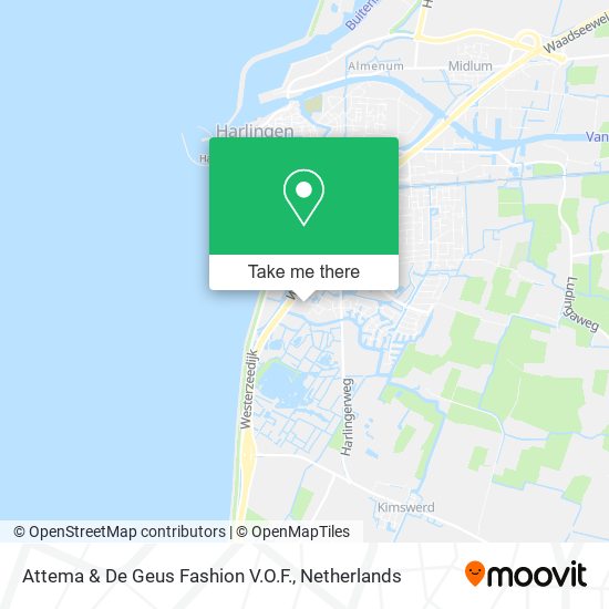 Attema & De Geus Fashion V.O.F. map