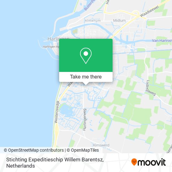 Stichting Expeditieschip Willem Barentsz Karte