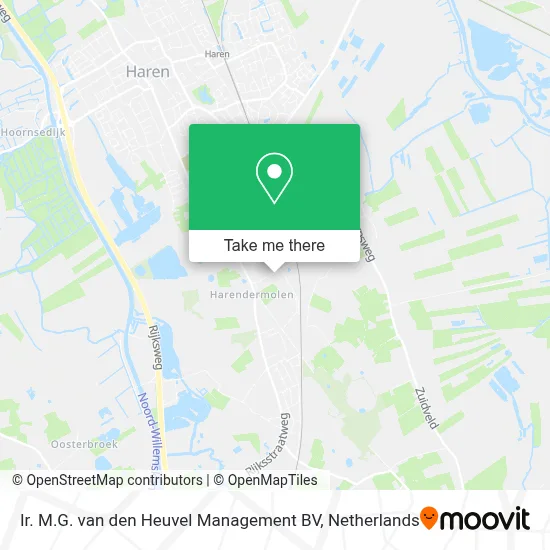 Ir. M.G. van den Heuvel Management BV map