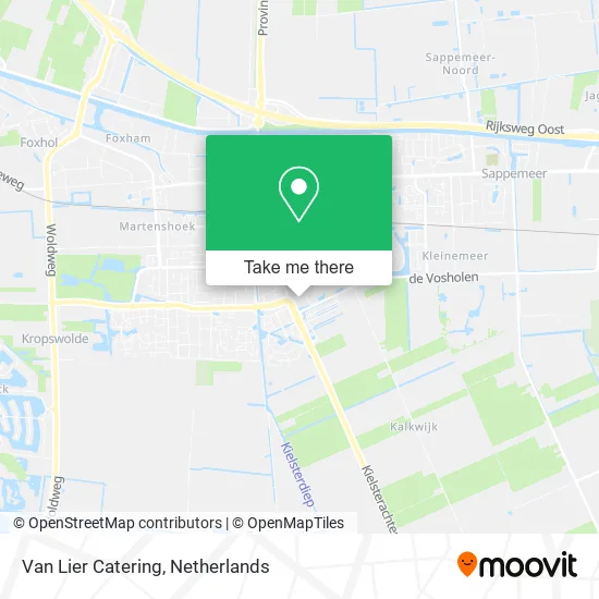 Van Lier Catering map