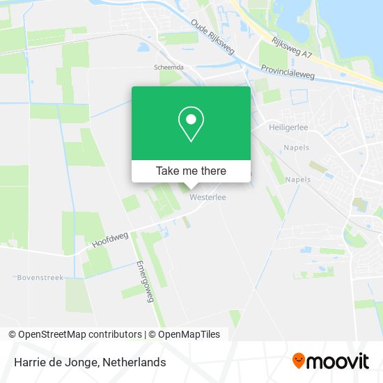 Harrie de Jonge map